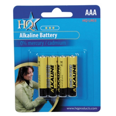 pile alcaline 1,5V LR3 AAA