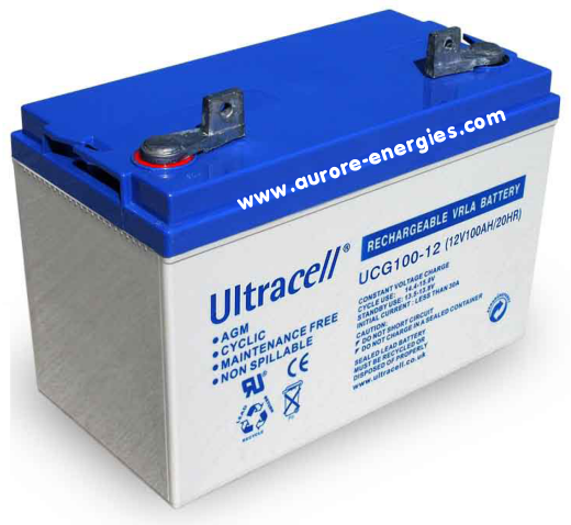 batterie AGM 12v 100Ah VRLA Ultracell