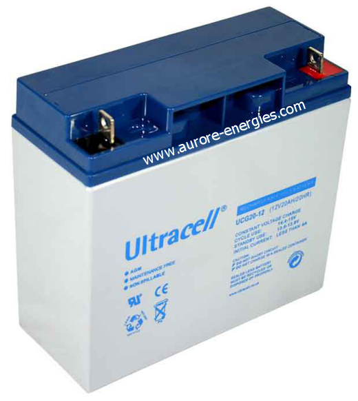 batterie AGM 12v 20Ah VRLA Ultracell