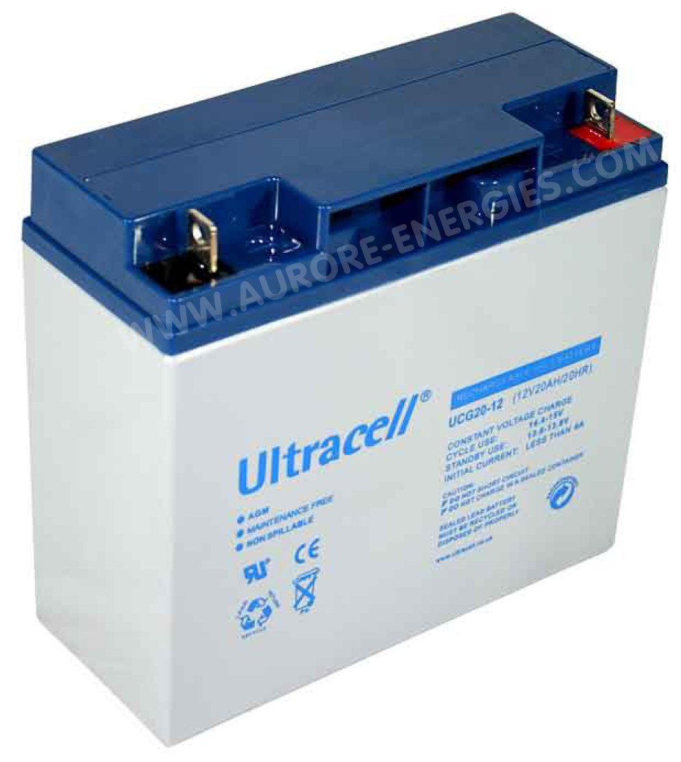 BATTERIE AGM GEL 12V 20AH / 20HR VRLA (BATTERIE AGM 12 VOLTS)