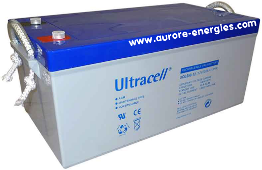 batterie AGM 12v 250Ah VRLA Ultracell