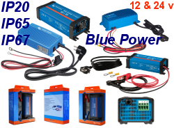 chargeur blue Power 230v 12v 24v IP20 - IP65 - IP67 - Waterproof