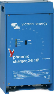 chargeur phoenix 24vdc 16A batterie 100Ah à 200Ah