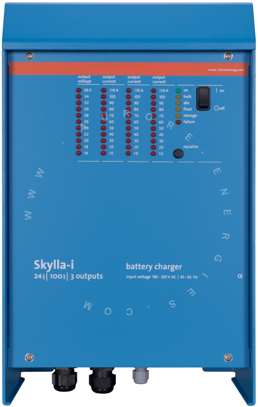 chargeur skylla-i 24v 100a 3 sorties CC 100 amp alimentation dc 24 volts 100 amperes
