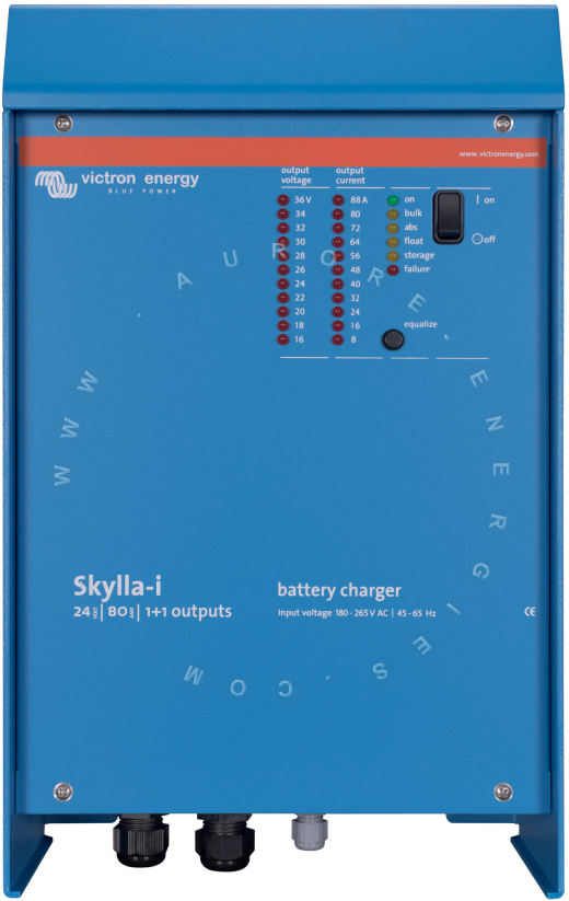 chargeur skylla-i 24v 80a (1+1) 2 sorties CC 80 amp + 4 amp  alimentation dc 24 volts 80 amperes
