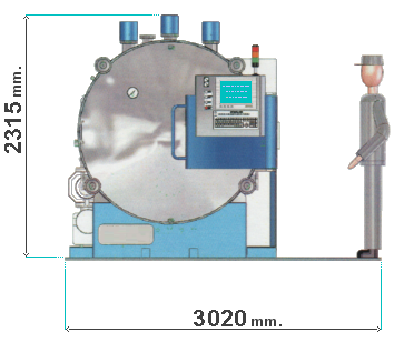 height and width of the photovoltaic furnace