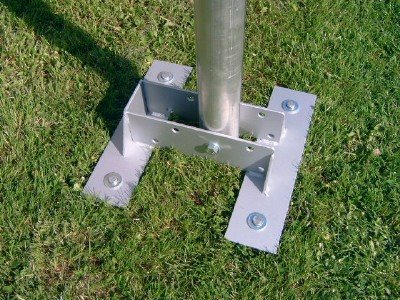 Mat 7 Metres Pour Petite Eolienne Kit Complet Mat Universel Haubane Basculant Avec Tubes Et Manchons Platine A Axe Piquets D Ancrage