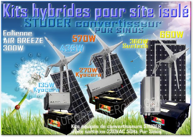 KIT SOLAIRE 230V PLUG & PLAY - KIT AUTONOME AVEC 720W DE PV - KIT