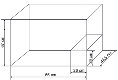 dimensions du volume du réfrigérateur congélateur de marque STECA PF166
