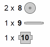 les petits elements du biplan en bois