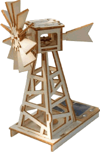 �olienne de champ en bois